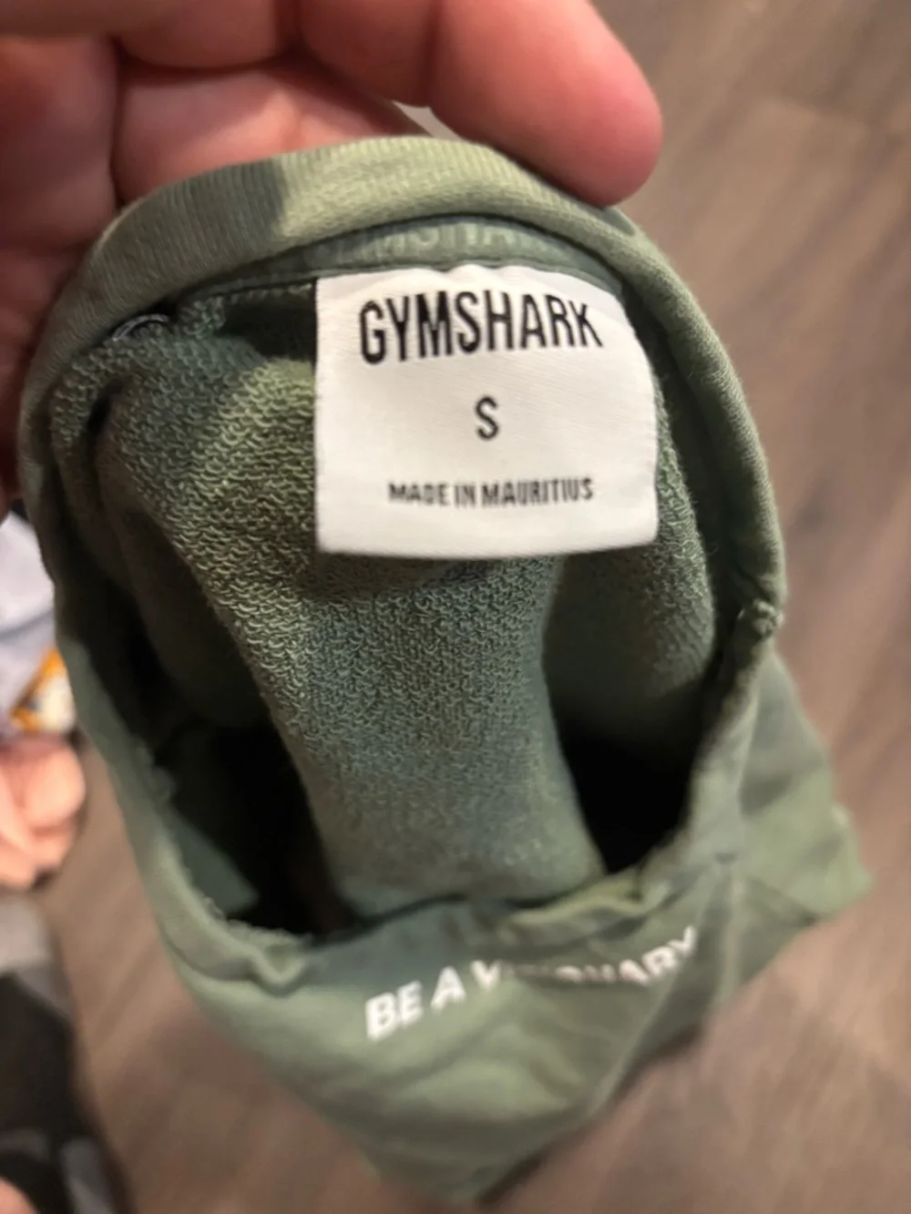 Gymshark Kids Sage Green Cropped Sweatshirt - 